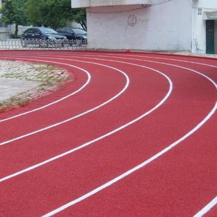 四川南充学校透气型塑胶跑道施工队/四川体育场预制型塑胶跑道厂家