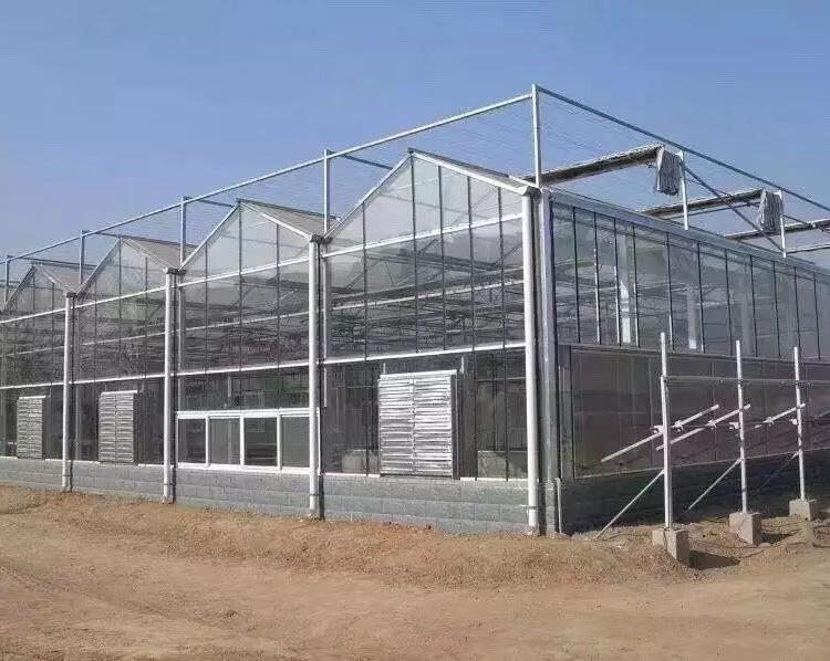 厂家定制连栋玻璃温室 智能温室 温室工程建设 鋆成兴达