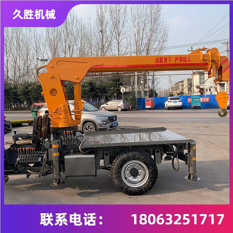 小型农用三轮随车吊 五征三轮背树吊 园林移树三轮随车吊 久胜机械