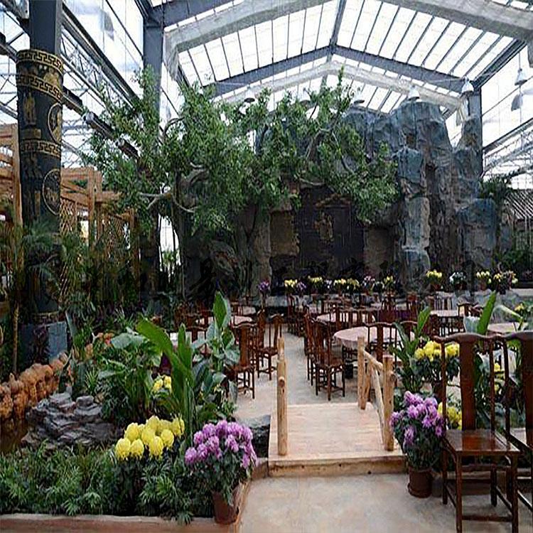 生态温室餐厅定制  温室阳光餐厅  休闲温室餐厅