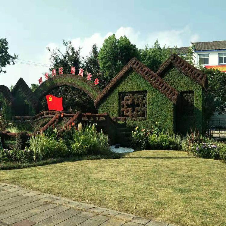 霖诺花卉造型租摆设计 园林景观造型设计 绿雕植物报价