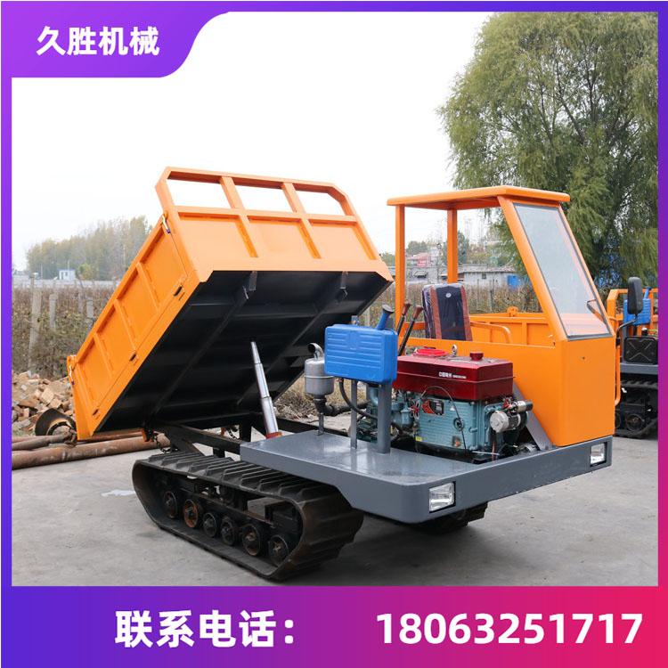 山地丘陵专用履带运输车 可拉木材橡胶履带运输车 久胜机械