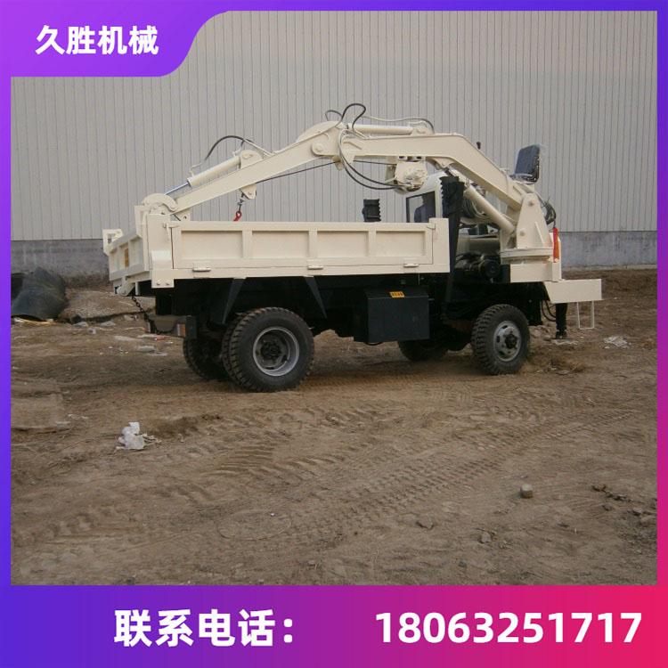 农用随车挖 挖掘装载一体机 双顶自卸随车挖 久胜机械