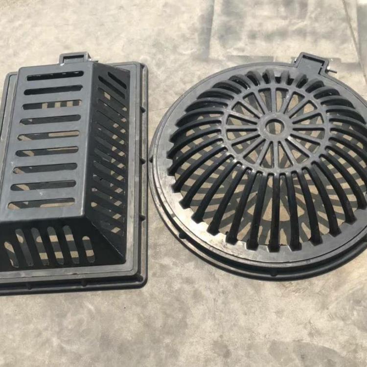 广东厂家球墨铸铁溢流井 城市排水坡道排水沟 圆形雨水篦子