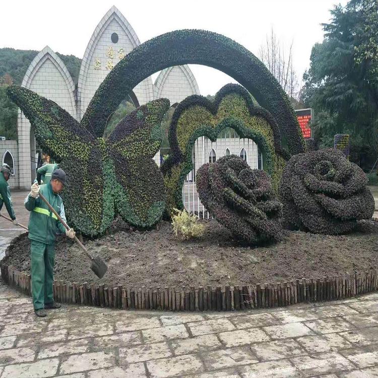 仿真绿雕造型制作_绿雕造型_霖诺