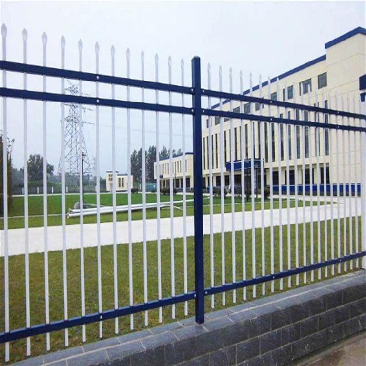 喷塑锌钢护栏_学校锌钢围栏_防攀爬锌钢栏杆