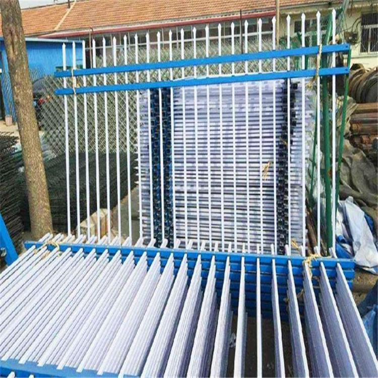 锌钢栅栏_烤漆栅栏_小区镀锌管栏杆