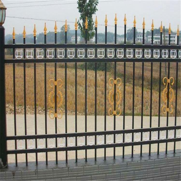 锌钢栅栏_小区围墙_小区镀锌管栏杆
