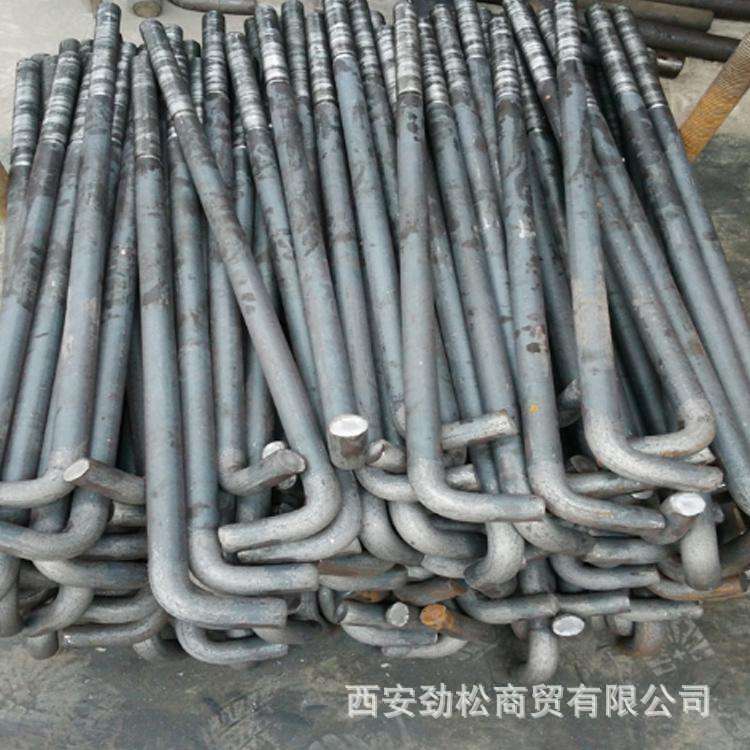 西安地脚螺栓专供现货直销 国标地脚螺栓 7字9字勾预埋件螺栓-