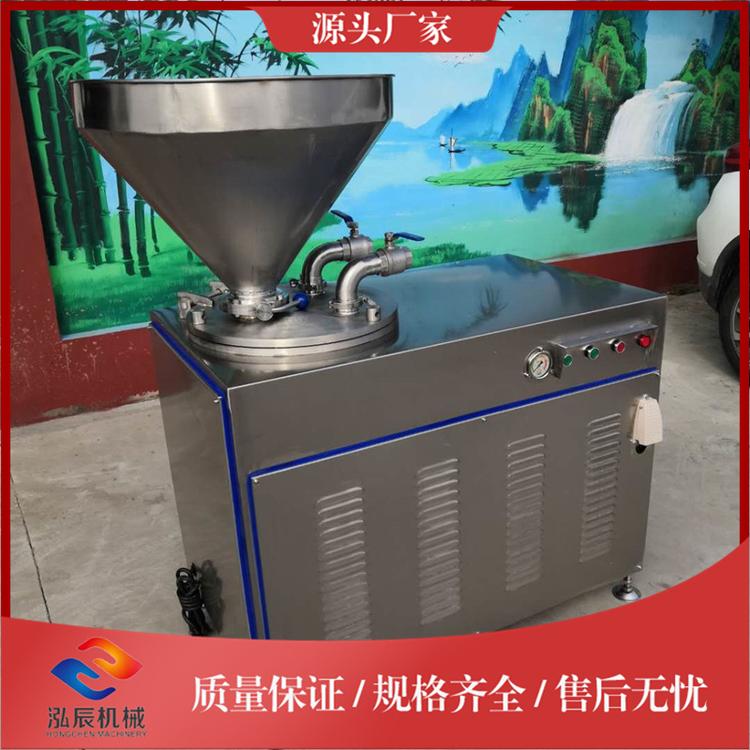新款全自动液压灌肠机 糯米肠灌肠机 蒜蓉腊肠灌肠机 诸城灌肠机厂家