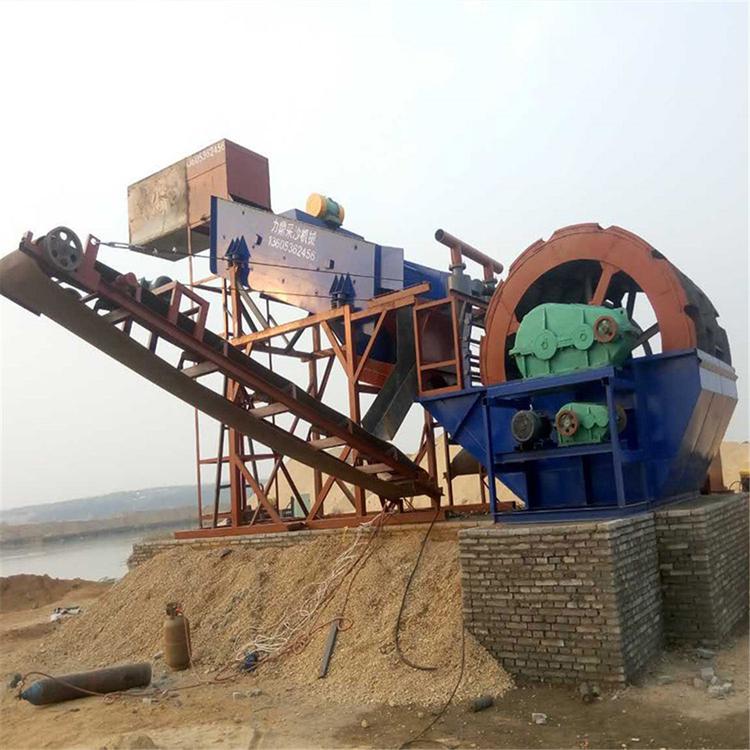 轮式洗沙机厂家 青州轮式洗沙机 建筑工地用轮式洗沙机