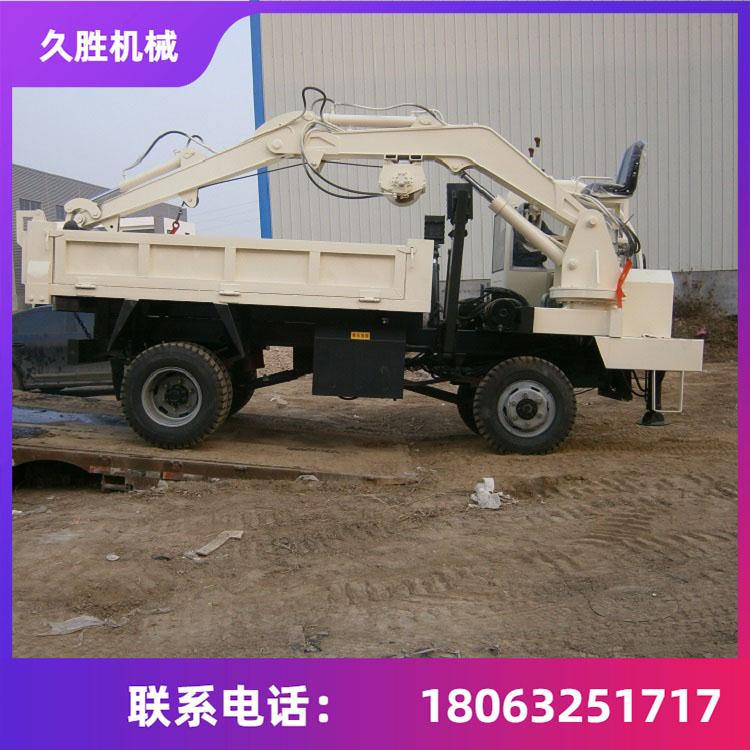 自卸反斗随车挖 河道清淤建筑垃圾专用 自制农用随车挖 久胜机械