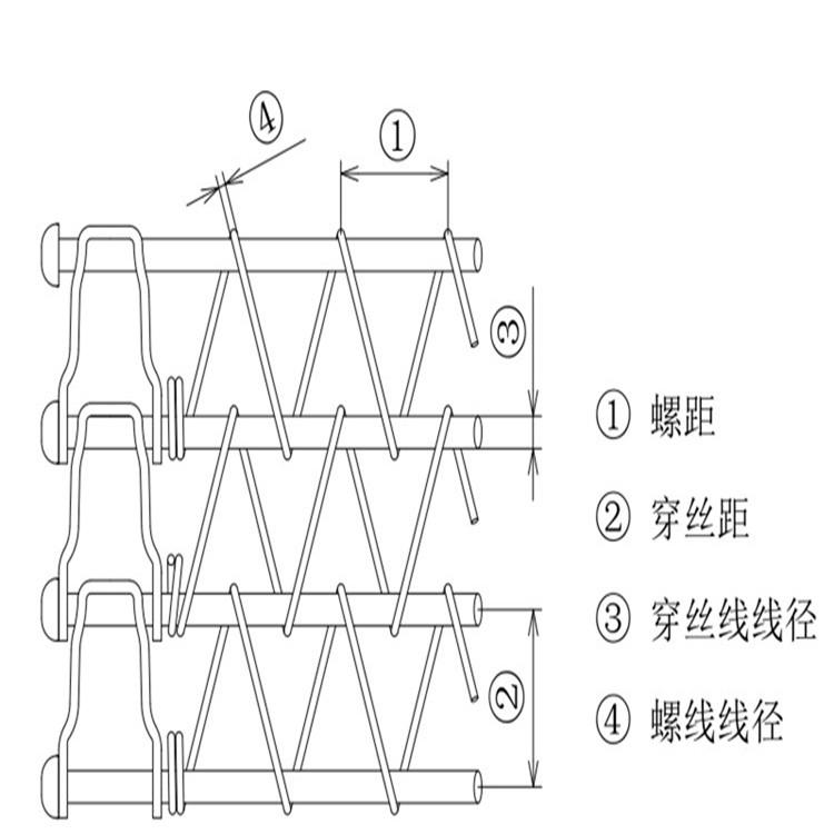 生产厂家批发 鱼类冷冻网带 加密螺旋网带 <em>食品</em>输送网带