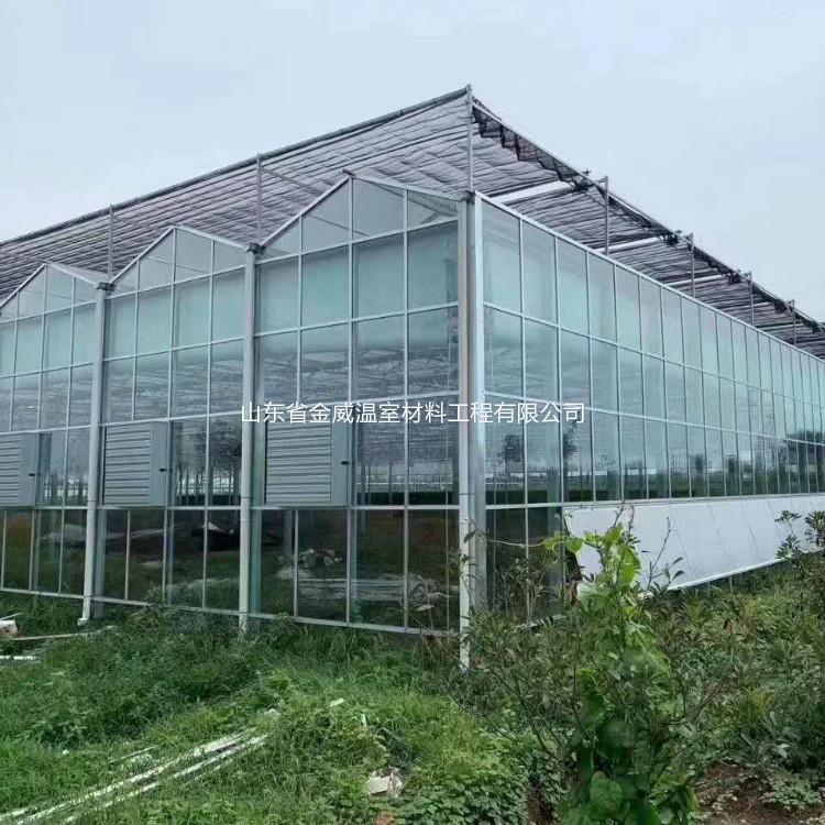 玻璃温室大棚生产厂家  江苏蔬菜温室南京温室建设 智能温室设计厂家