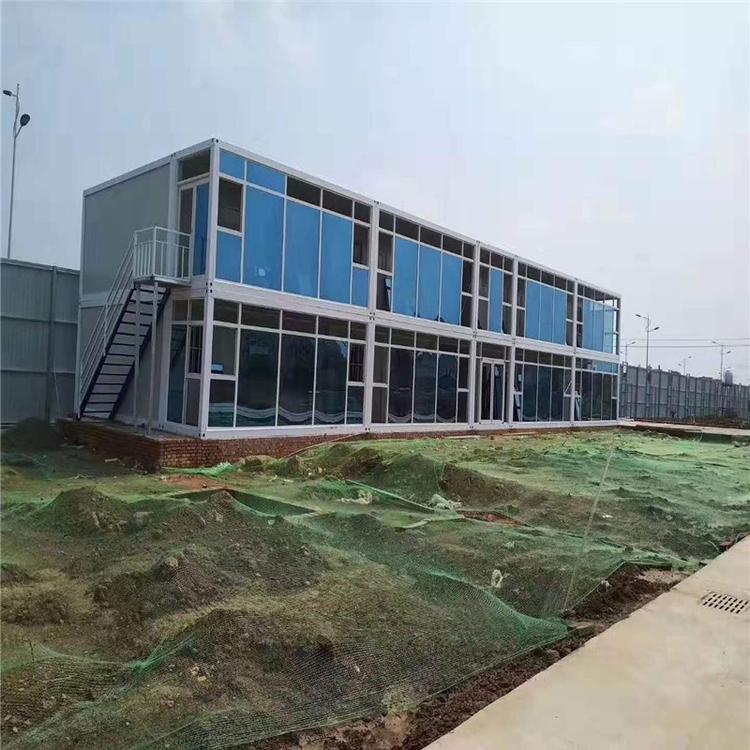 菏泽东明环卫休息室 微型消防站房屋农村别墅材质保障