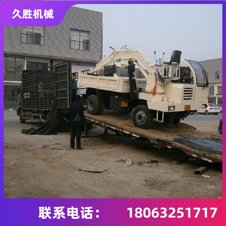 四不像随车挖 车载式挖掘机 四驱自卸随车挖 久胜机械