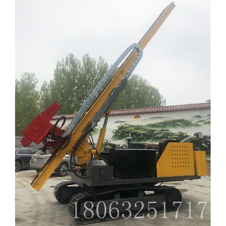 电网工程光伏打桩机 青海共和改造桩机 履带光伏打桩机 久胜机械