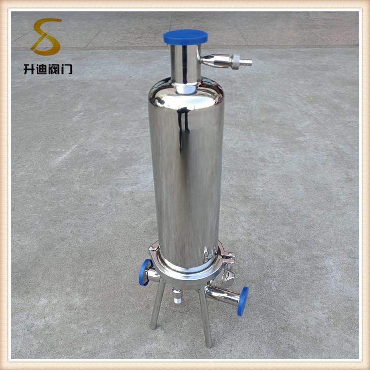 升迪卫生级微孔过滤器 食品级单芯筒式过滤器