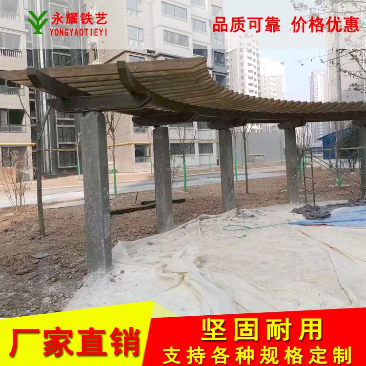 亭子廊架 公园廊架 小区休闲廊架 定制亭子廊架