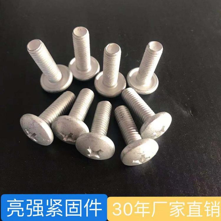 法兰螺栓 一字槽十字槽半圆头螺栓 料塔螺栓