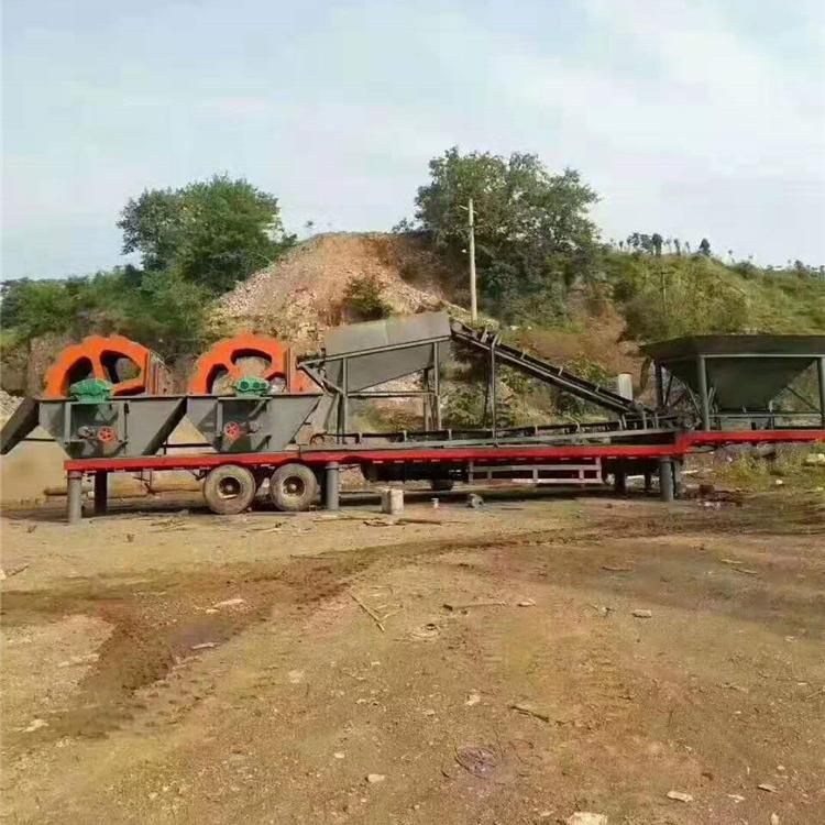 厂家定制 生产效率高的制沙洗沙生产线 适用于沙场、建筑工地等