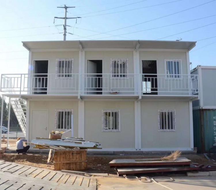 住人集装箱 厂家批发 A级防火岩棉活动板房 工地简易房 快拼箱