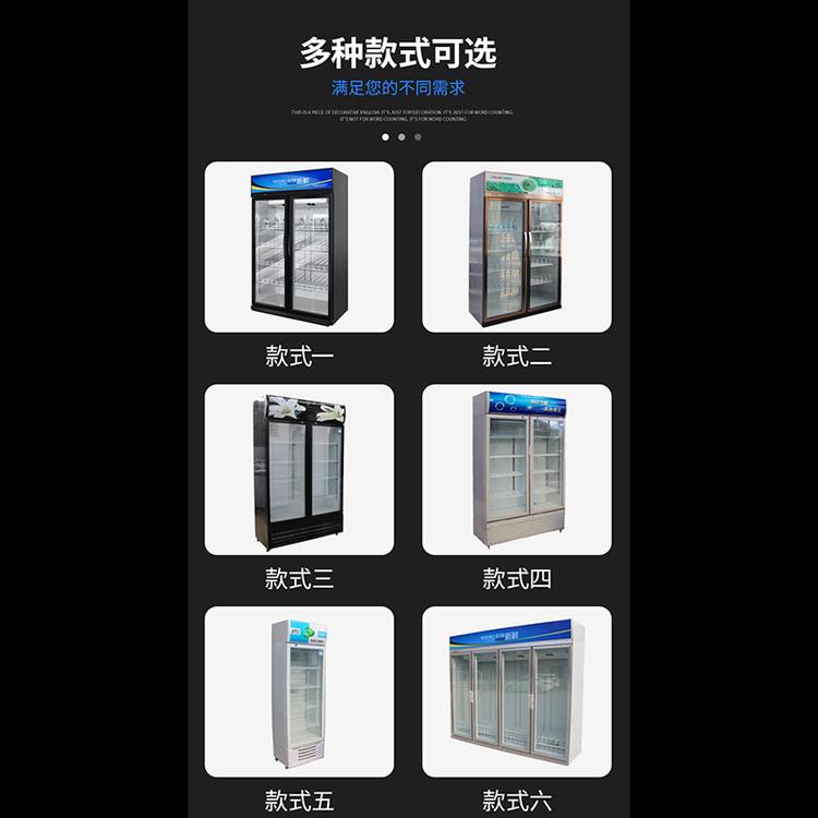 酷鲁泽现货供应啤酒冷藏柜 饮料 矿泉水 啤酒冷藏展示柜 双门展示柜