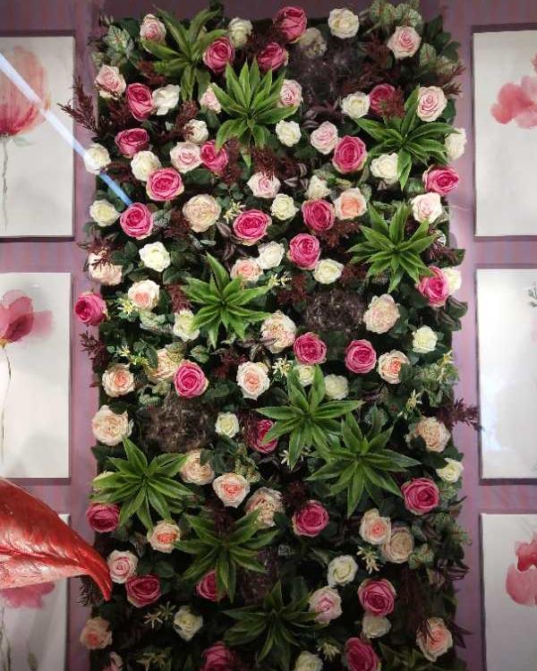 无锡仿真花墙网红拍照植物墙