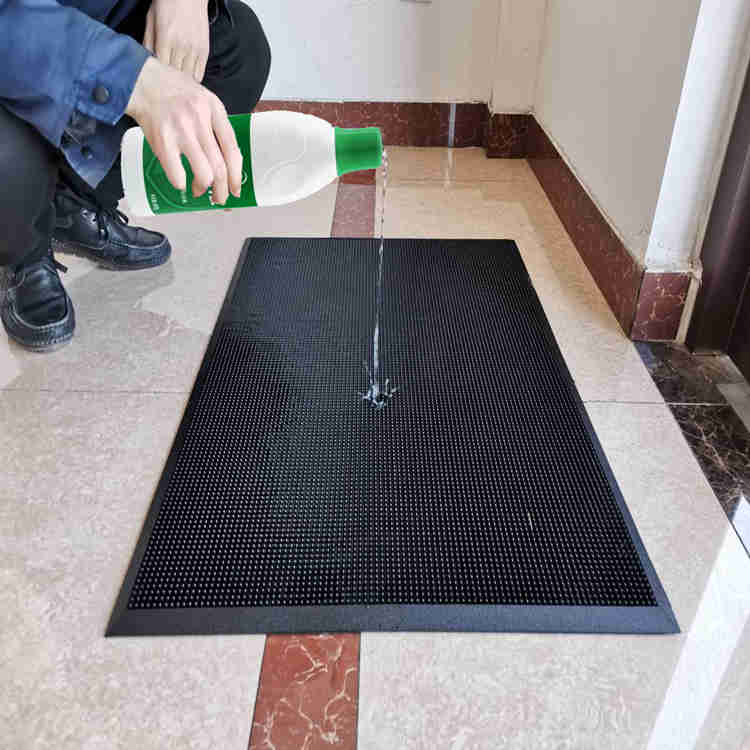 学校医院门口消毒地垫橡胶消毒门垫入口消毒垫610*810