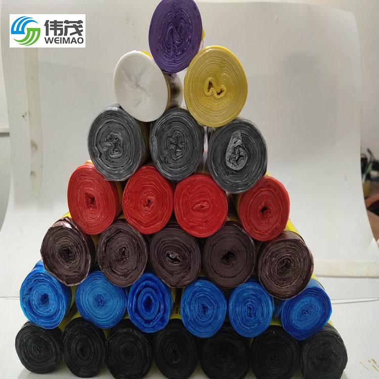 环保加大号连卷垃圾袋定做 干湿分类垃圾袋厂家批发 连卷点断垃圾袋