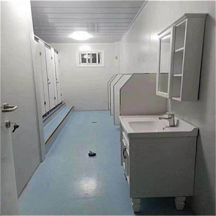 住人厢房打包式厢房可移动打包箱玻璃幕墙打包箱式房工地用临建房
