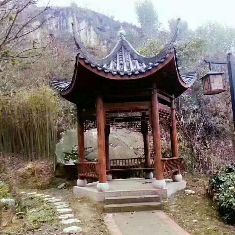 防腐木景观凉亭 防腐木凉亭设计 质优价廉 品质保证