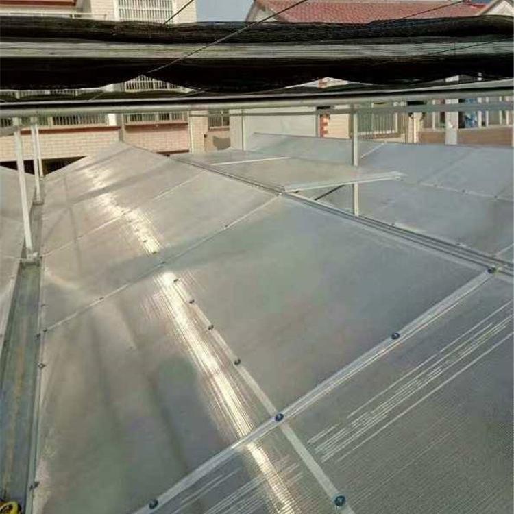 pc阳光板温室建造  单双结构  统一施工团队  青州博盛