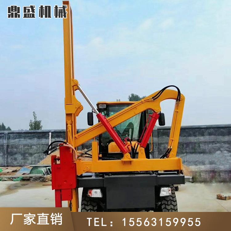 高速护栏打桩机 护栏打拔钻一体机 波形护栏打桩机 久胜机械