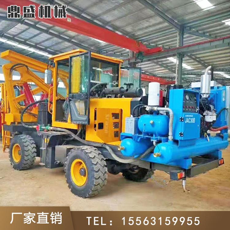 高速护栏打桩机 护栏压桩机 波形护栏打桩机 久胜机械