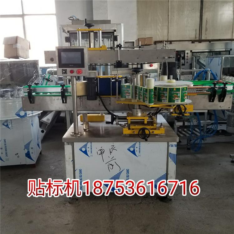 全自动贴标机 不干胶 鱼罐头贴标机 不干胶马口铁罐头贴标机