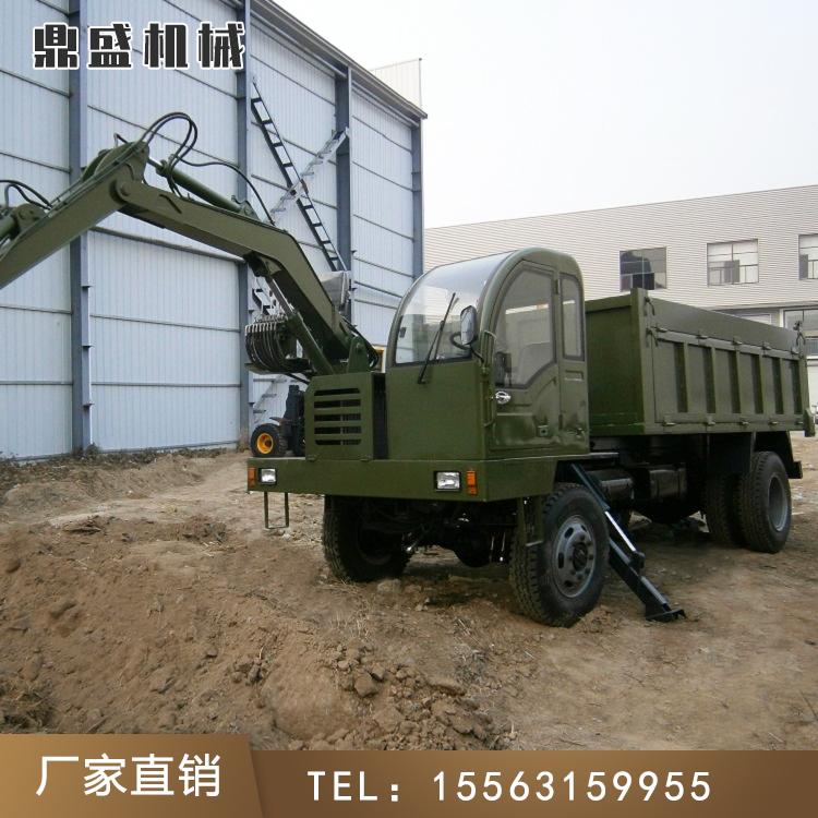 翻斗自卸随车挖 车载式挖掘机 自卸翻斗随车挖 久胜机械