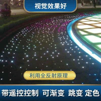 光纤地灯户外景观亮化光纤灯LED埋地光纤灯