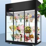 鲜花柜 立式鲜花冷藏展示柜 冷藏保鲜柜 透明鲜花展示柜