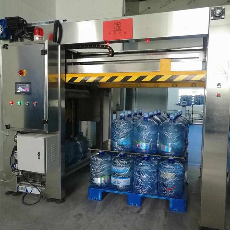 全自动码垛机 大桶水码垛机 纯净水码垛包装设备 大桶水自动叠垛机械设备