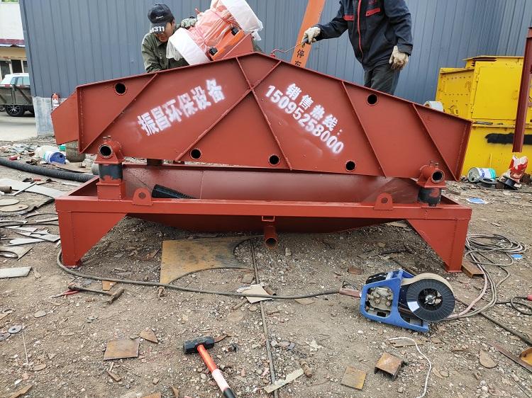 污泥脱水筛 直线震动脱水筛 振昌环保设备供应 可定制大型脱水筛