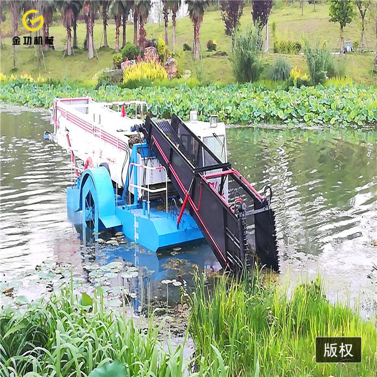 清漂船  景区湖面垃圾打捞船   小型水草打捞船