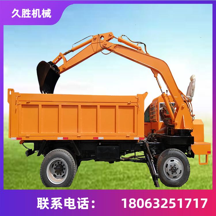 农用随车挖 车载式挖掘机 河道工程随车挖 久胜机械