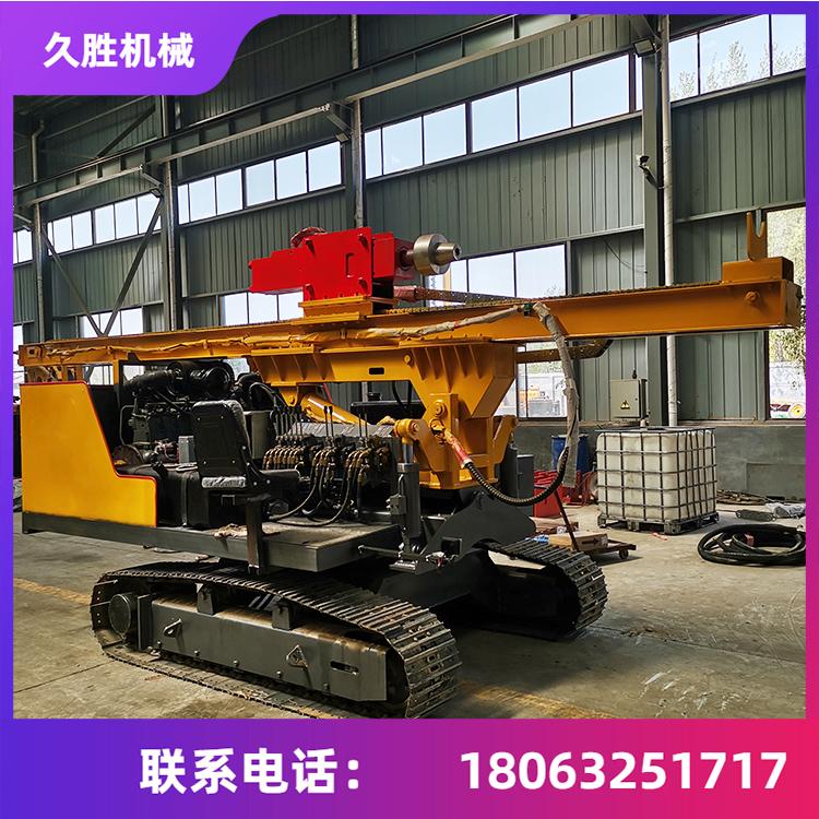 履带光伏打桩机 带式液压锤压桩机 光伏工程打桩机 久胜机械