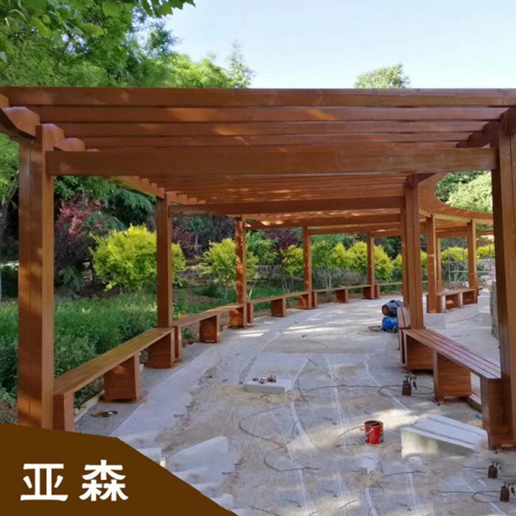 专业定制防腐木花架 防腐木花架批发 厂家直销 质优价廉