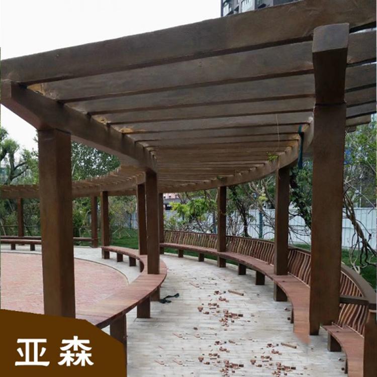 户外防腐木花架  户外防腐木花架价格  防腐木花架厂家 亚森热销精品 欢迎选购