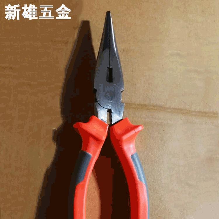 现货供应多功能尖嘴钳普通钳用钳子 欧式精抛钢丝钳尖嘴钳子