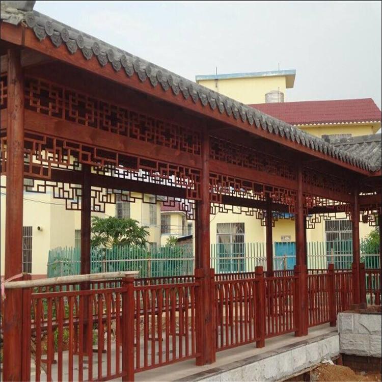 防腐木长廊 防腐木长廊定制 防腐木长廊价格   款式多样 支持定制