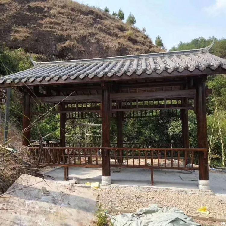 四川防腐木凉亭 四川防腐木屋施工 成都防腐木材料厂
