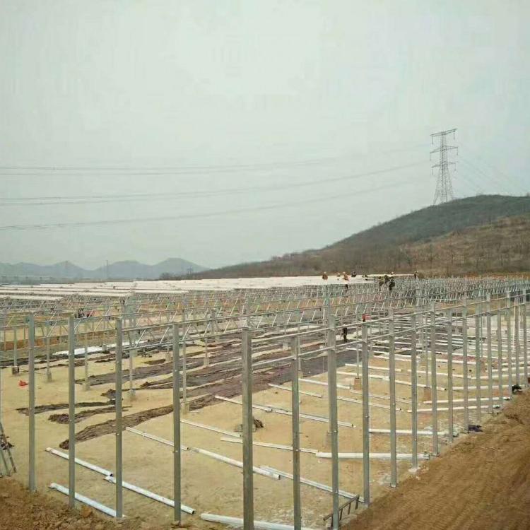 厂家直营温室大棚骨架配件 日光温室工程 推荐鋆成兴达